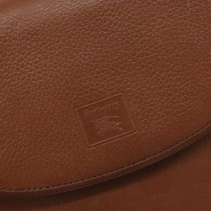 Burberry Vintage Flap Crossbody Bag Leather, BROWN, LEATHER, Shoulder bag