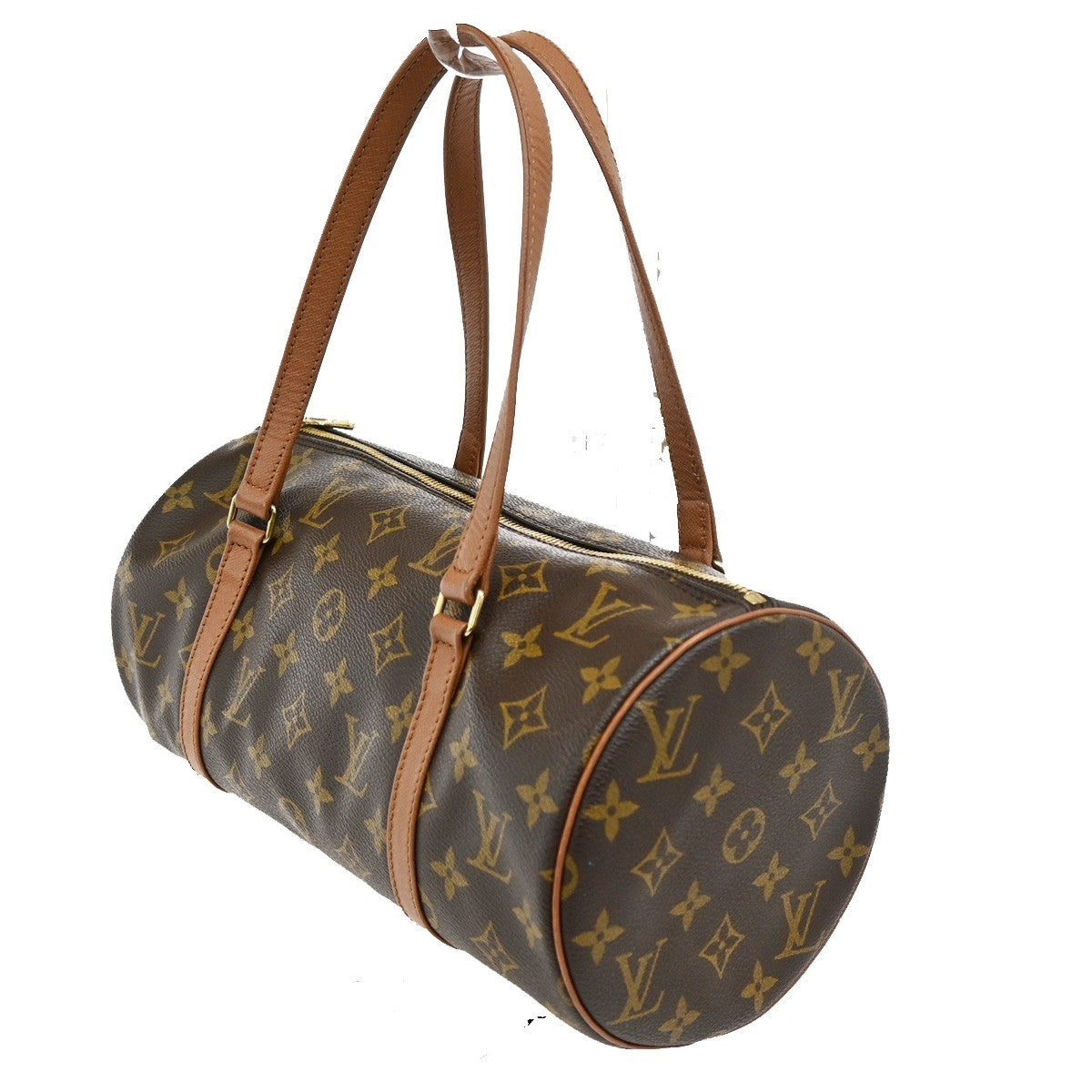 Louis Vuitton Papillon Handbag Monogram Canvas, BROWN, CANVAS, Handbag