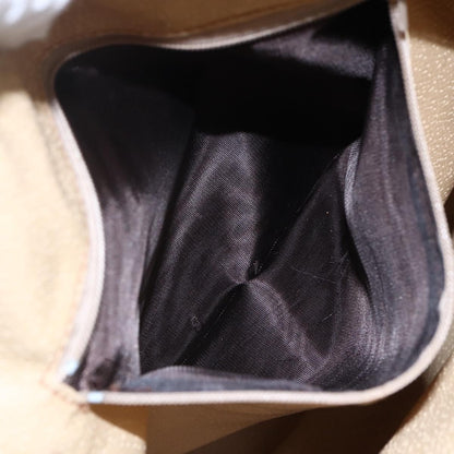 Gucci Front Pocket Messenger Bag GG Canvas with Leather, BEIGE, CANVAS, Shoulder bag