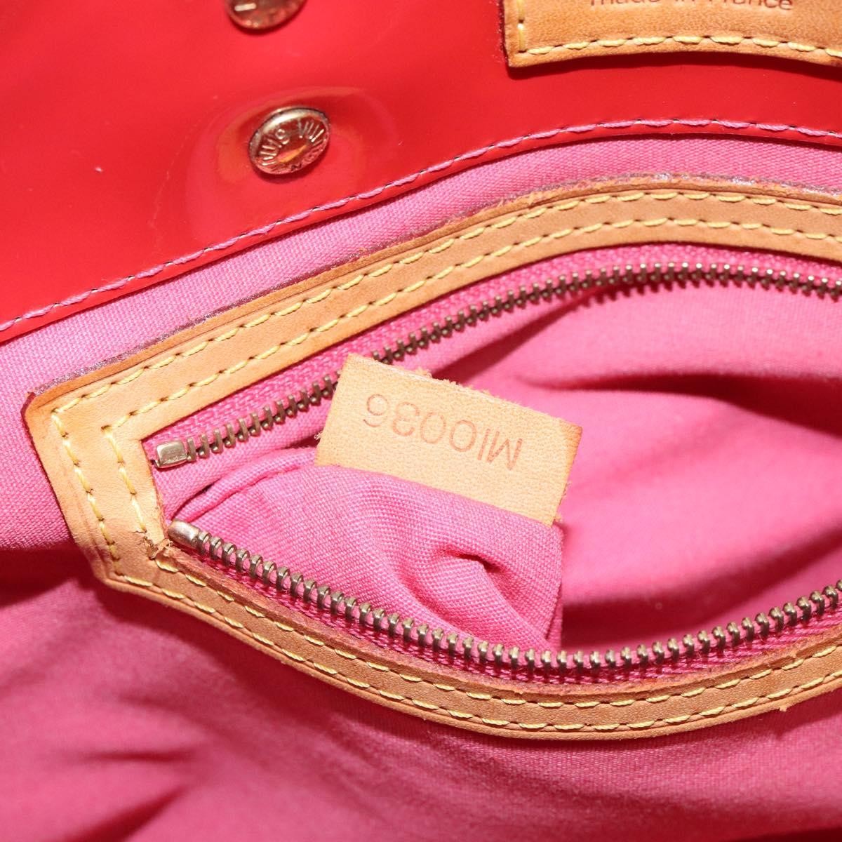 Louis Vuitton Reade Handbag Monogram Vernis, PINK, PATENT_LEATHER, Handbag