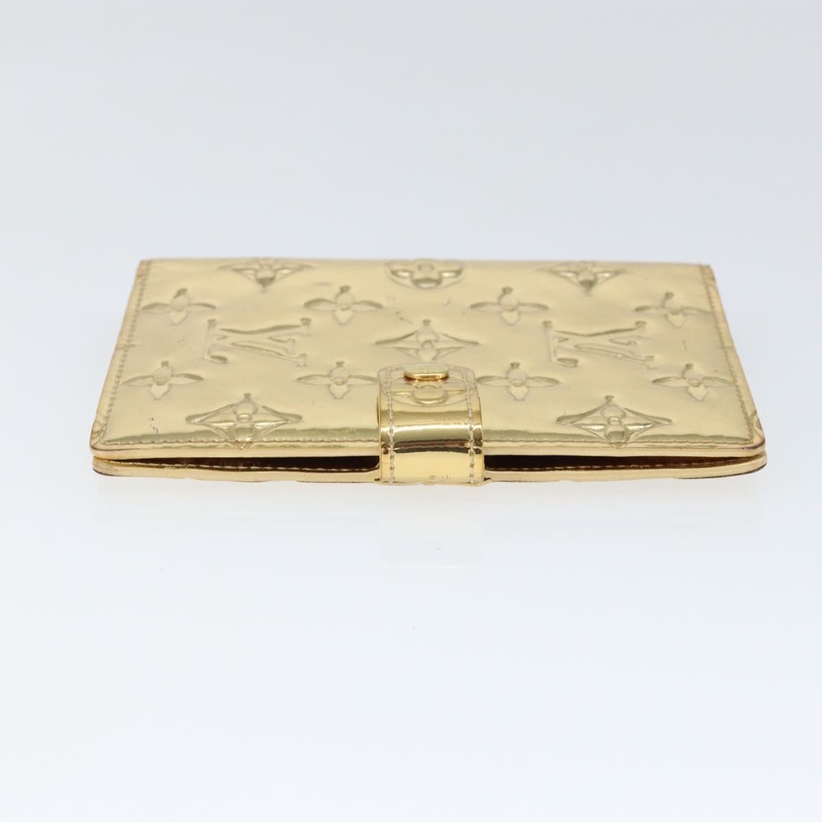 Louis Vuitton Agenda Cover Patent Leather, GOLD, PATENT_LEATHER, Wallets