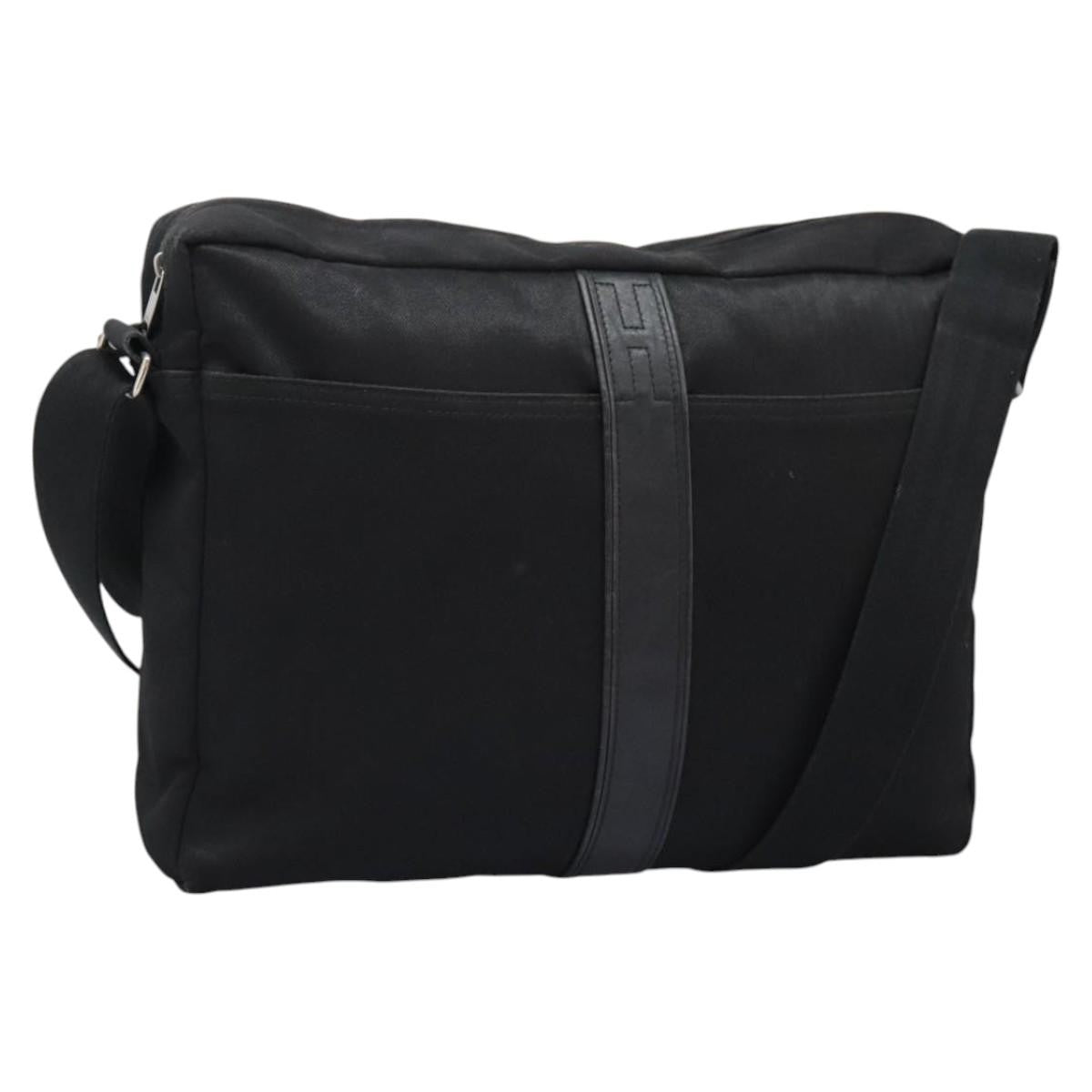 Hermes Acapulco Messenger Nylon, BLACK, NYLON, Shoulder bag