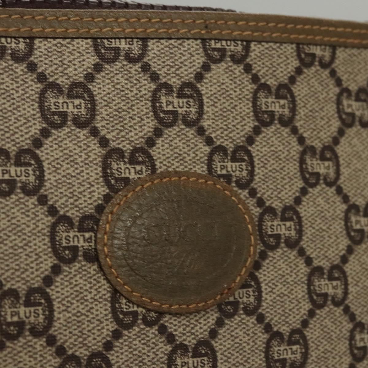 Gucci GG Plus Supreme Pouch Canvas, BEIGE, CANVAS, Clutche & pouche