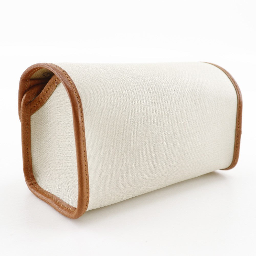 Christian Dior CD logo novelty pouch PVC, ECRU, PVC, Clutche & pouche