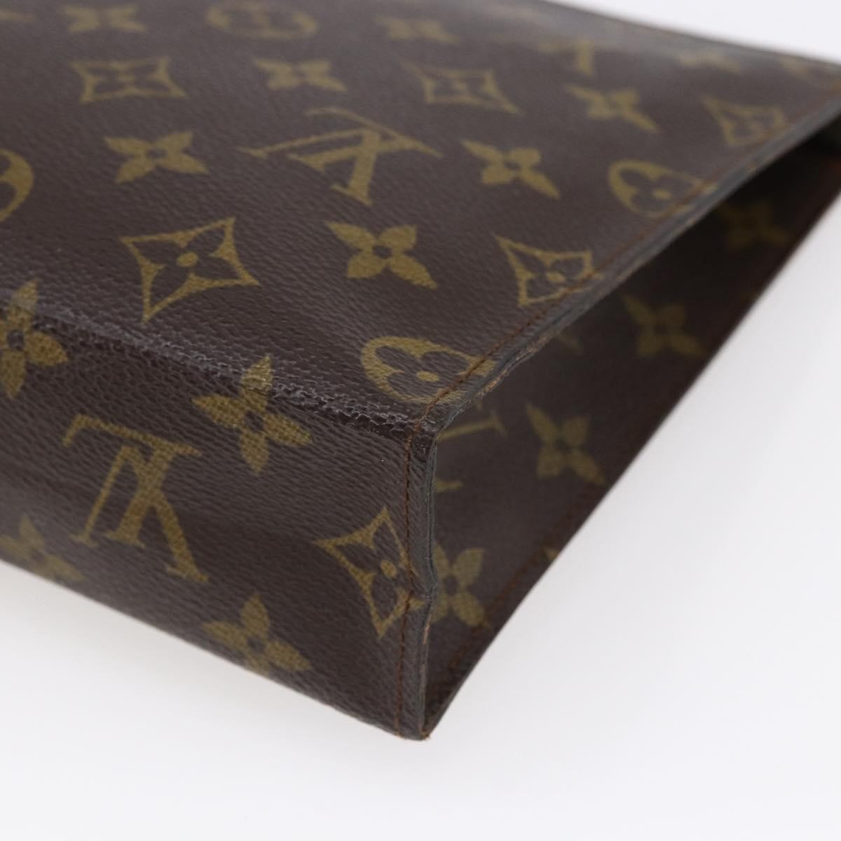 Louis Vuitton Toiletry Pouch Monogram Canvas, BROWN, CANVAS, Clutche & pouche