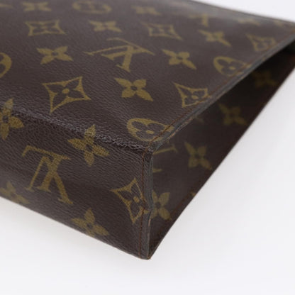 Louis Vuitton Toiletry Pouch Monogram Canvas, BROWN, CANVAS, Clutche & pouche