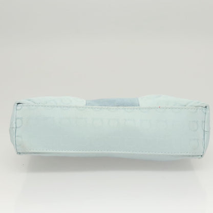 Salvatore Ferragamo Vintage Gancini Pochette Nylon, BLUE, NYLON, Clutche & pouche