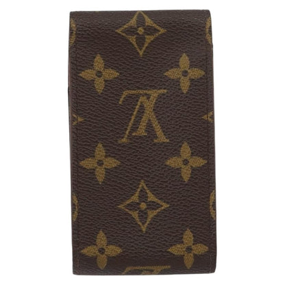 Louis Vuitton Etui Cigarette Case Monogram canvas, BROWN, CANVAS, Wallets