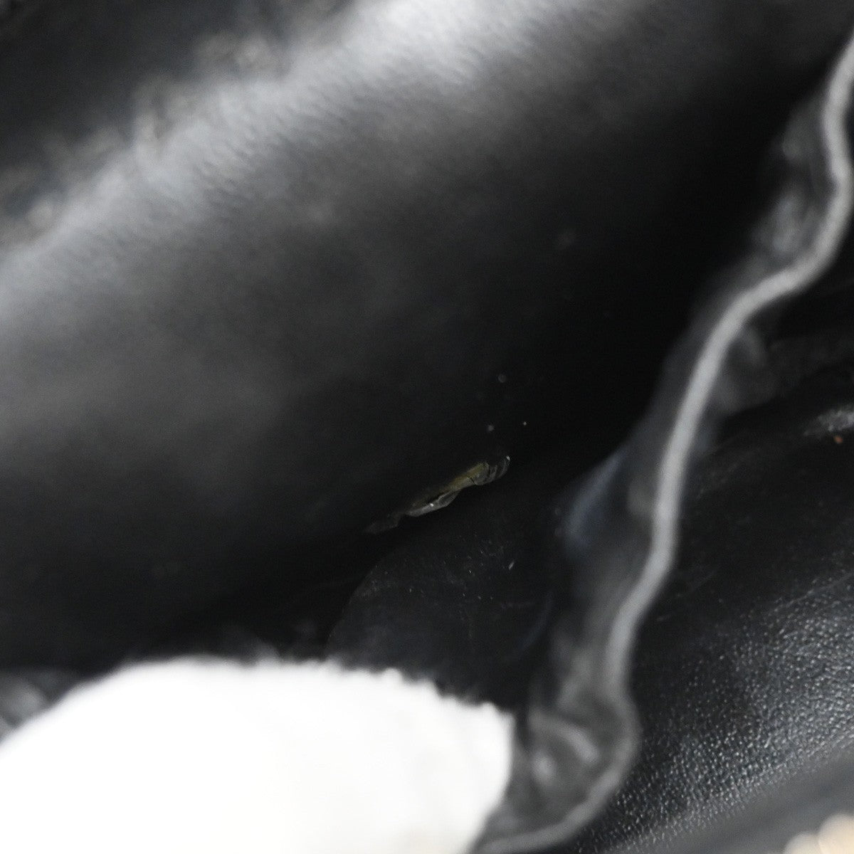 Chanel Vintage Timeless Cosmetic Case Caviar, BLACK, LEATHER, Clutche & pouche