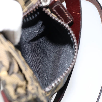 Fendi Flat Messenger Bag Zucca Canvas, BROWN, CANVAS, Shoulder bag