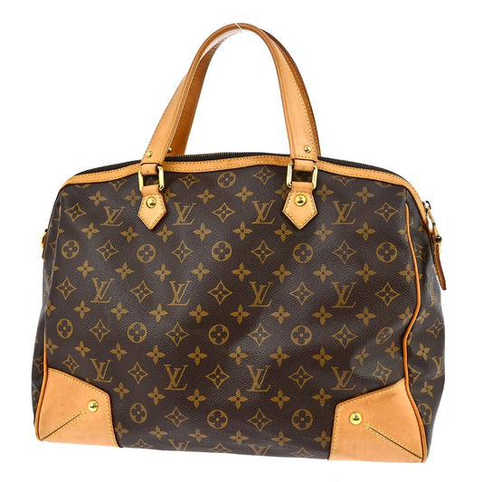 Louis Vuitton Retiro Handbag Monogram Canvas, Brown, Canvas, Handbag
