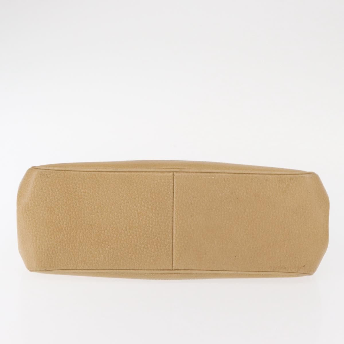 Gucci Vintage Handbag Leather, BEIGE, LEATHER, Handbag