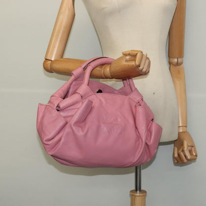 Loewe Anagram Logo Nappa Aire Hand Bag Leather, PINK, LEATHER, Handbag