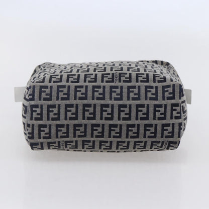 Fendi Vintage Top Handle Bag Zucchino, NAVY, CANVAS, Tote bag