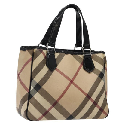 Burberry Nova Check Handbag Nova Check Canvas, BEIGE, CANVAS, Handbag