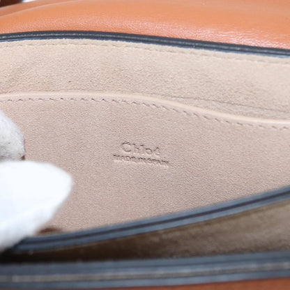 Chloe Faye Shoulder Bag Leather and Suede, BROWN, SUEDE, Shoulder bag