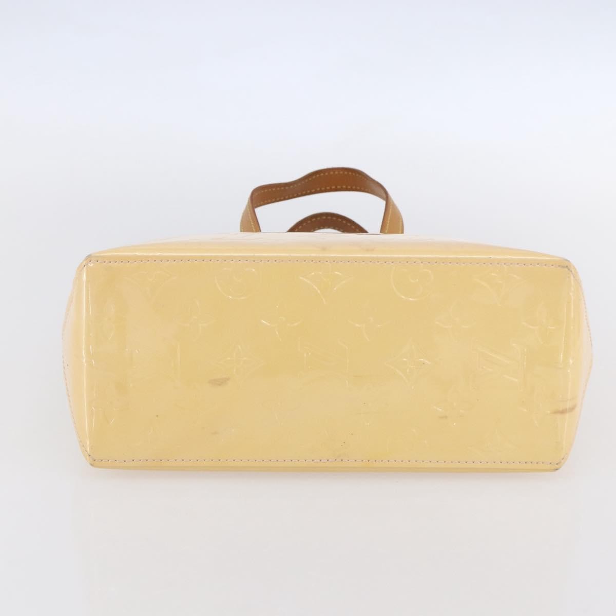Louis Vuitton Reade Handbag Monogram Vernis, BEIGE, PATENT_LEATHER, Handbag