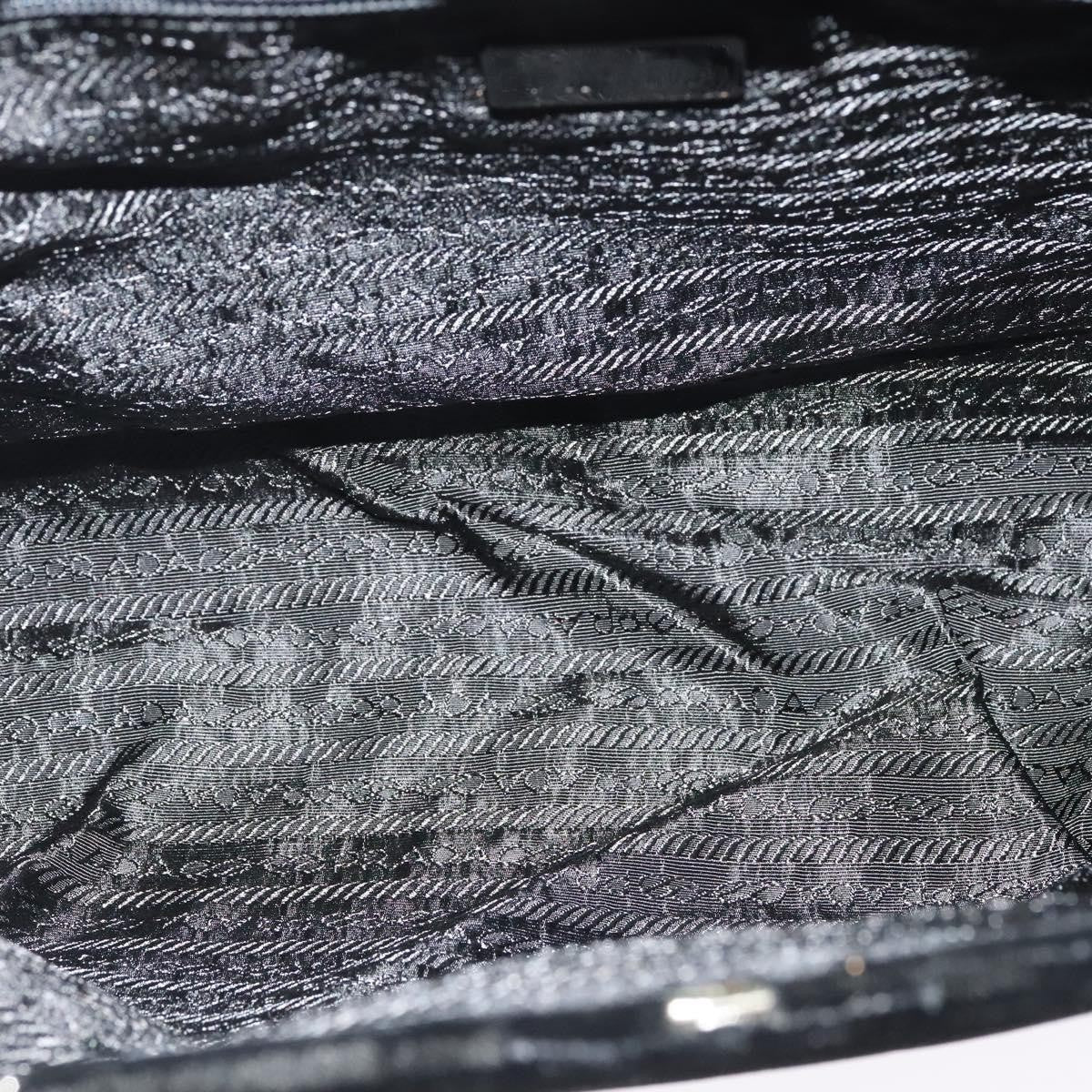 Prada Vintage Handbag Tessuto, BLACK, VELVET, Handbag