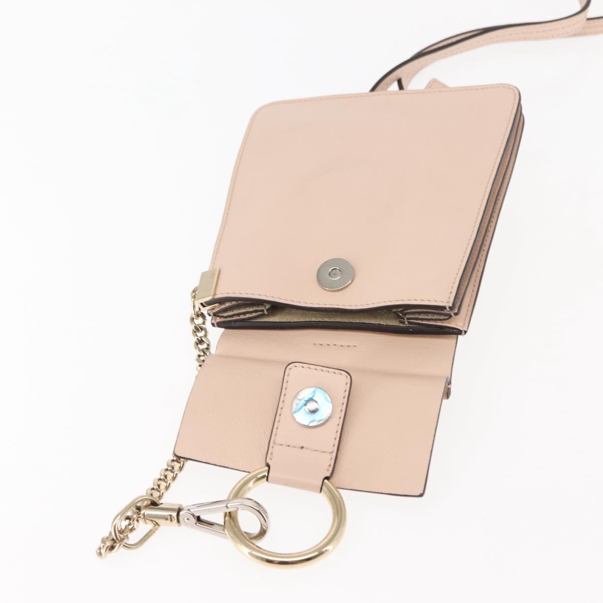 Chloe Faye Bracelet Crossbody Bag Leather and Suede, PINK, SUEDE, Crossbody bag
