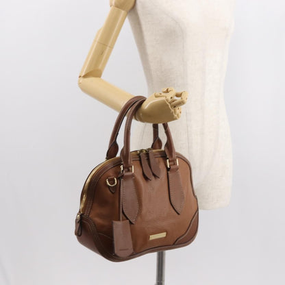 Burberry Orchard Bag Smooth Leather, BROWN, LEATHER, Handbag