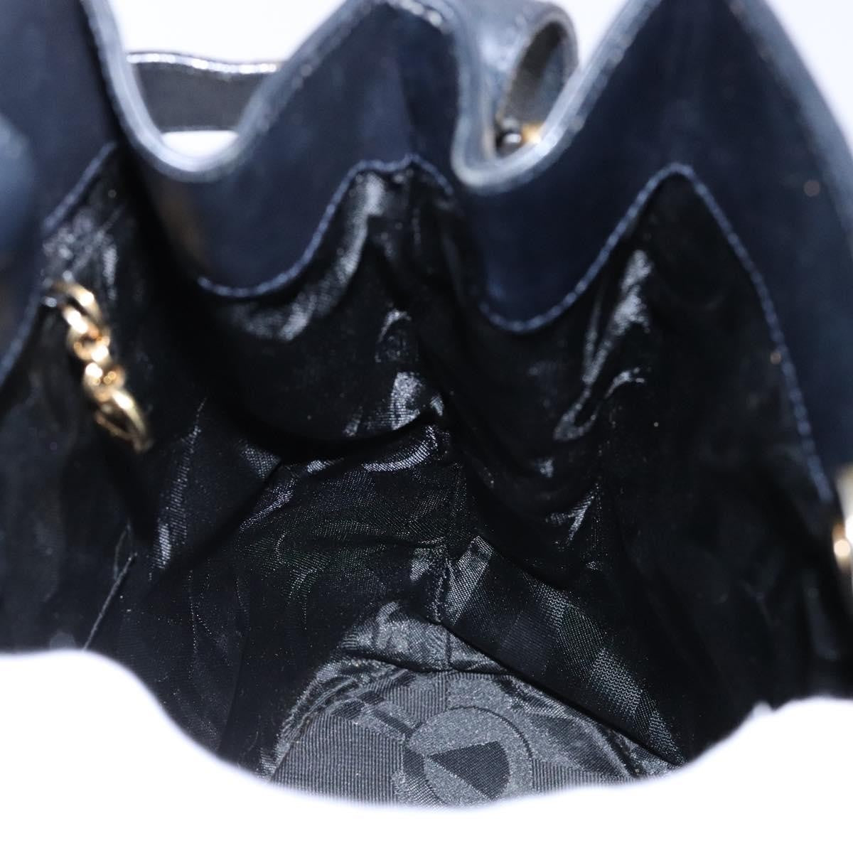 Salvatore Ferragamo Gancini Shoulder Bag Leather, BLACK, LEATHER, Shoulder bag