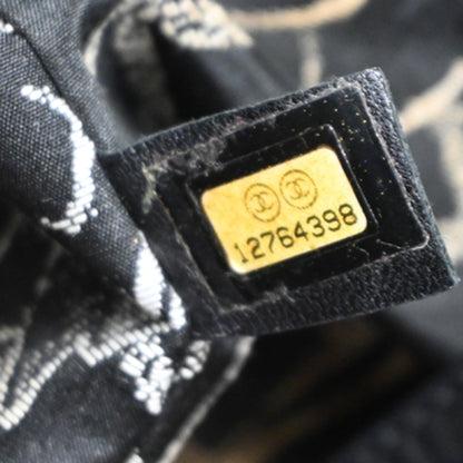 Chanel Essential 31 Rue Cambon Shopping Tote Leather, BLACK, LEATHER, Tote bag