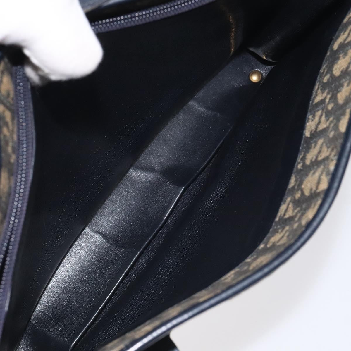 Christian Dior Trotter shoulder bag Canvas, NAVY, CANVAS, Shoulder bag