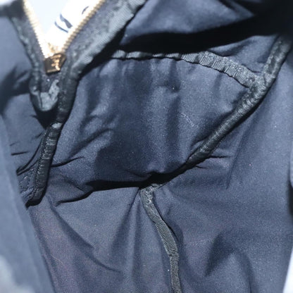 Fendi Baguette Backpack Printed Nylon, BLUE, NYLON, Backpack