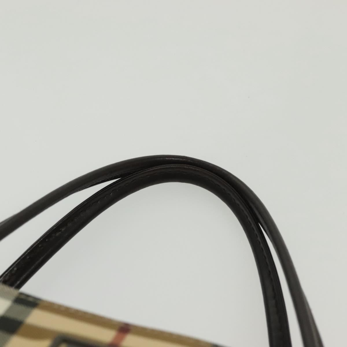 Burberry Nova Check Tote canvas check pattern, BEIGE, PVC, Tote bag