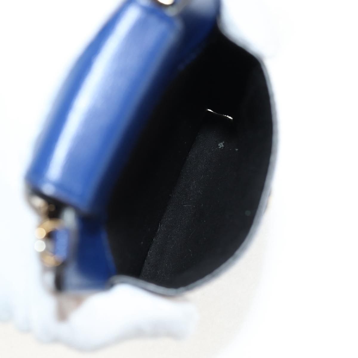 Salvatore Ferragamo Vintage Vara Crossbody Bag Nylon, BLUE, LEATHER, Clutche & pouche