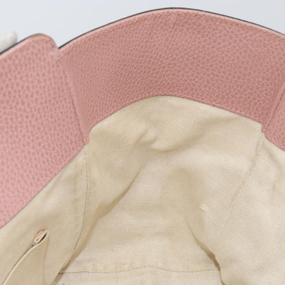 Gucci Swing Tote Leather, GRAY, LEATHER, Tote bag