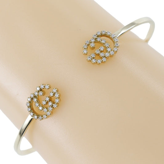 Gucci GG Running Bangle Bracelet 18K Yellow Gold, GOLD, GOLD, Bracelet