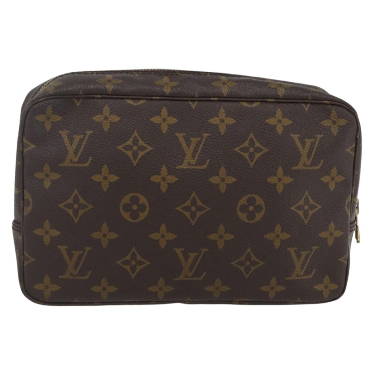 Louis Vuitton Trousse Toilette Monogram Canvas, BROWN, CANVAS, Clutche & pouche