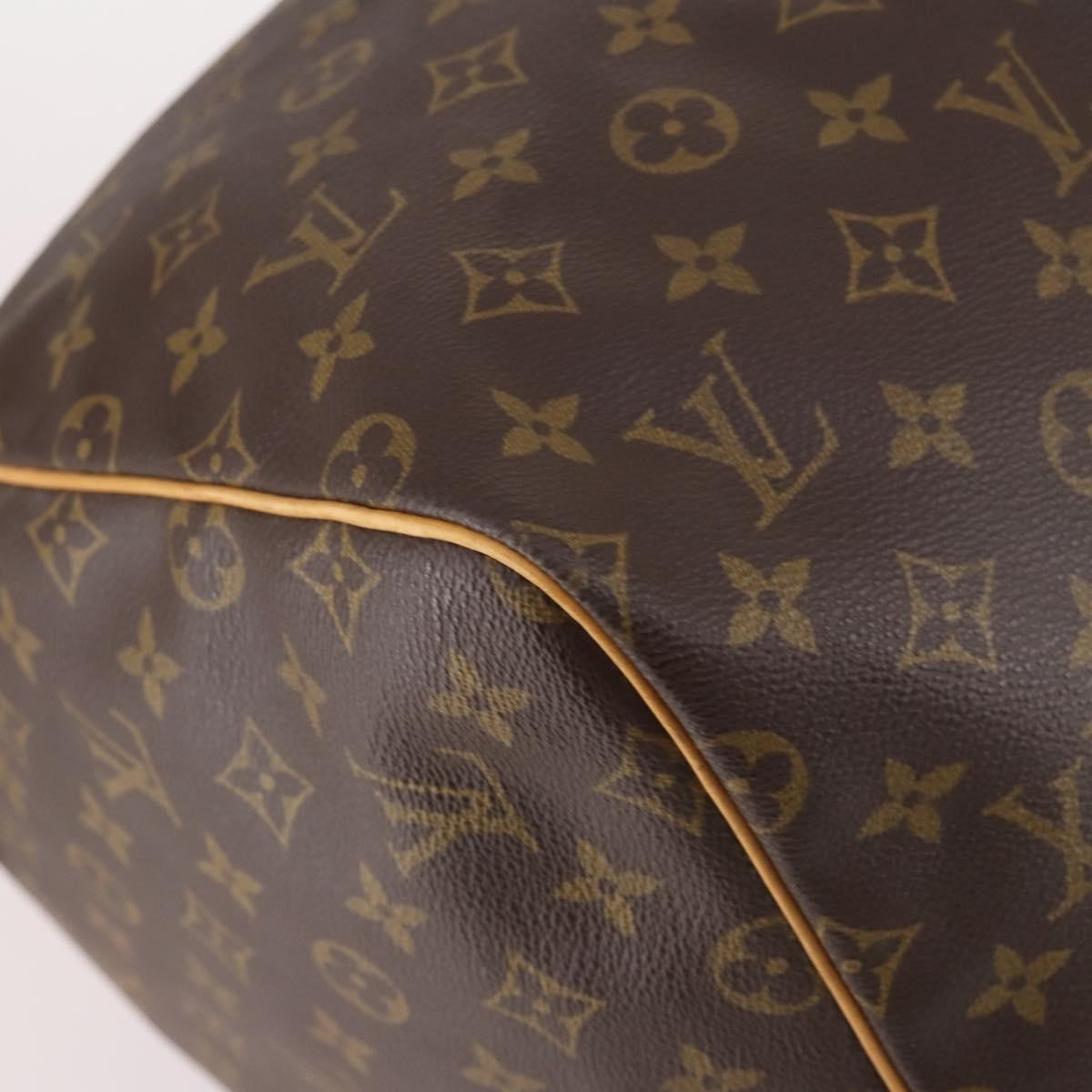 Louis Vuitton Keepall Bag Monogram Canvas, BROWN, CANVAS, Travel bag