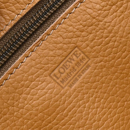 Loewe Anagram Shoulder Bag Leather, BROWN, LEATHER, Shoulder bag