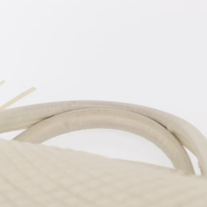 Bally Vintage Handbag Quilted Leather, WHITE, LEATHER, Handbag