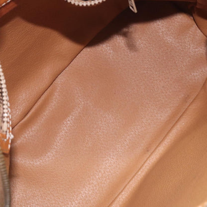 Celine Vintage Macadam Handbag Canvas, BROWN, CANVAS, Handbag