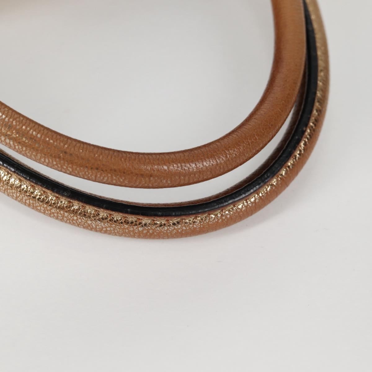 Miu Miu Madras Convertible Compartment Tote Leather, GOLD, LEATHER, Tote bag