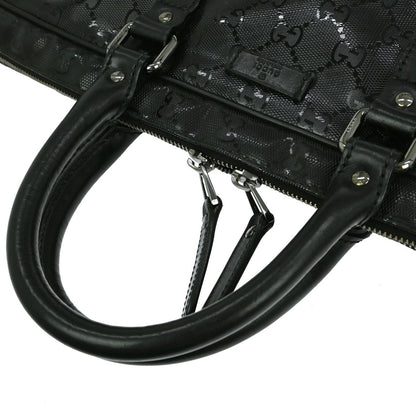 Gucci Convertible Briefcase GG Imprime, BLACK, CANVAS, Travel bag