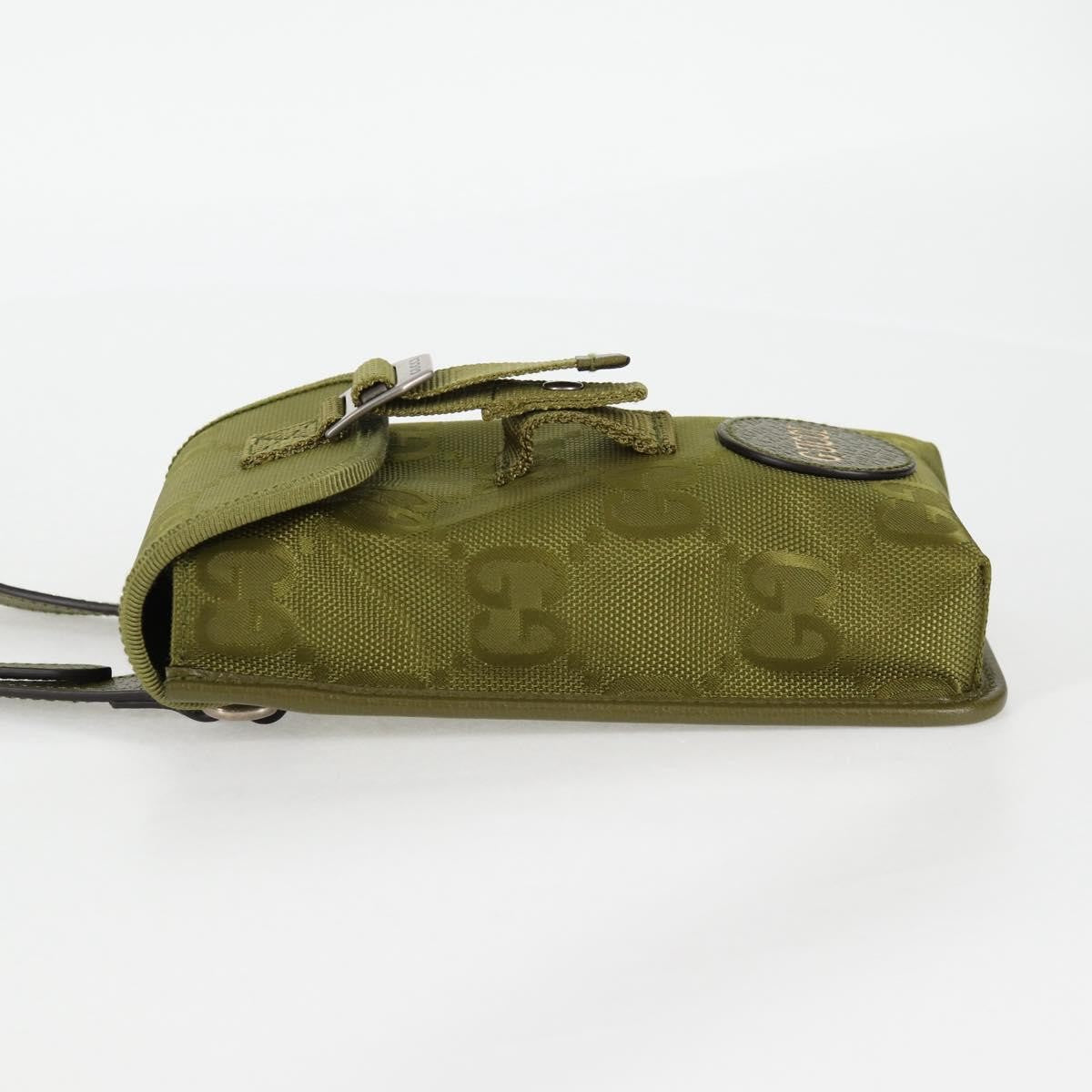 Gucci Off The Grid Shoulder Bag GG Econyl, GREEN, CANVAS, Shoulder bag