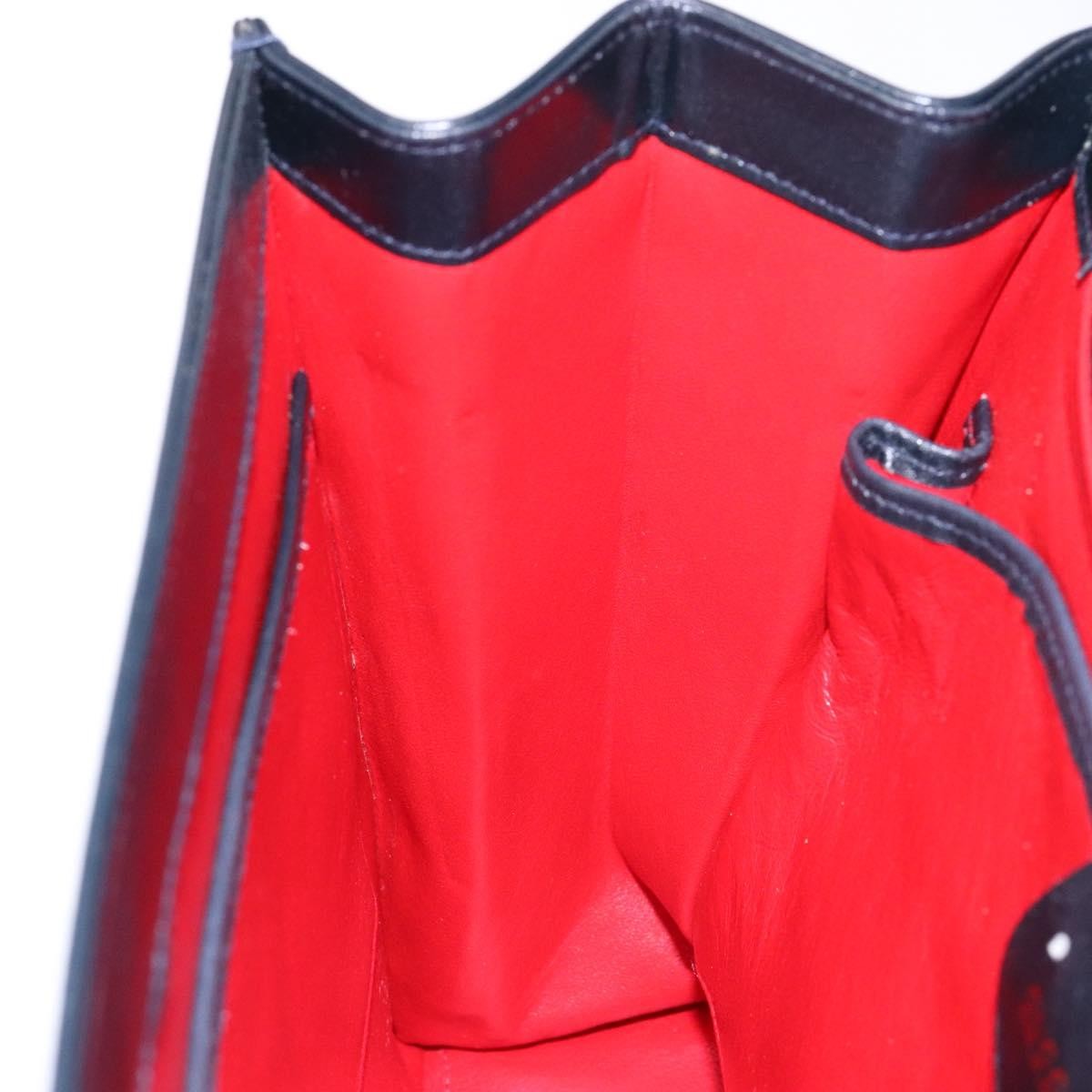 Gucci Lady Lock Leather, NAVY, LEATHER, Handbag