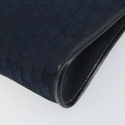 Christian Dior Vintage CD trotter Shoulder bag Canvas, NAVY, CANVAS, Shoulder bag
