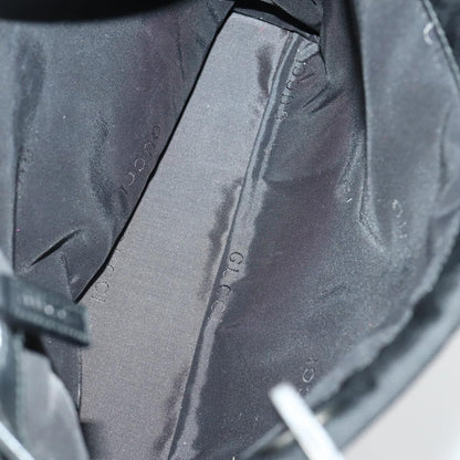 Gucci Bamboo Handle Tote nylon, BLACK, NYLON, Handbag