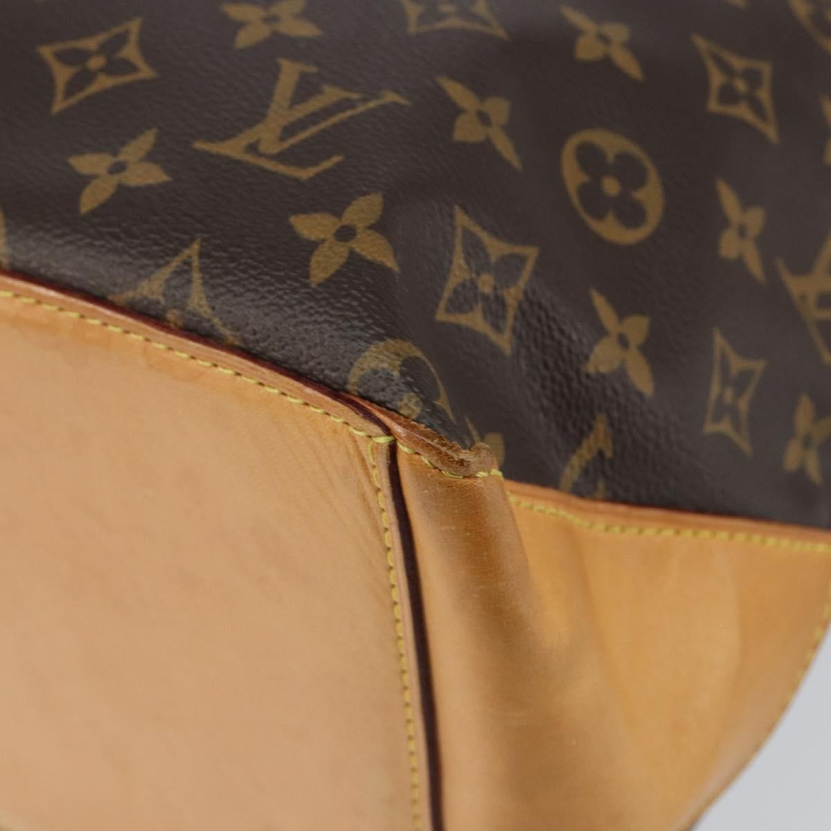 Louis Vuitton Cabas Mezzo Monogram Canvas, BROWN, CANVAS, Tote bag
