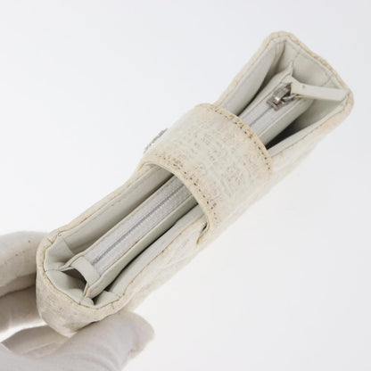 Chanel Vintage Clutch Tweed, White, Tweed, Clutch