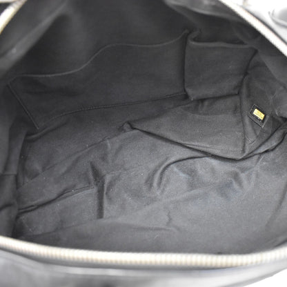 Chanel Coco Bowling Bag Quilted Leather, BLACK, LEATHER, Handbag