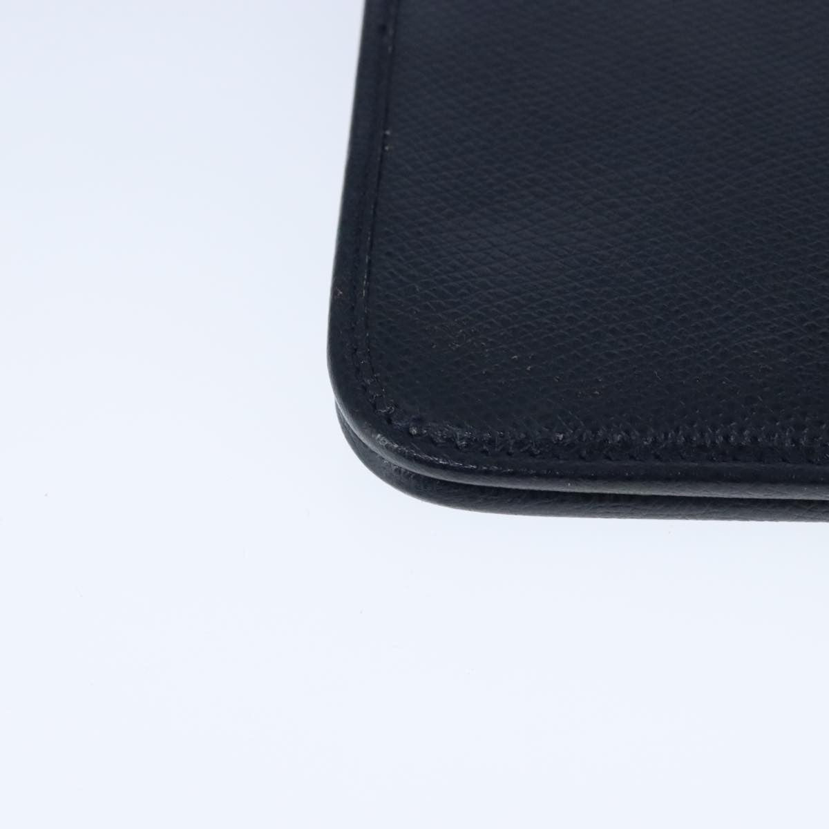 Christian Dior Vintage CD Chain Flap Shoulder Bag Leather, NAVY, LEATHER, Shoulder bag