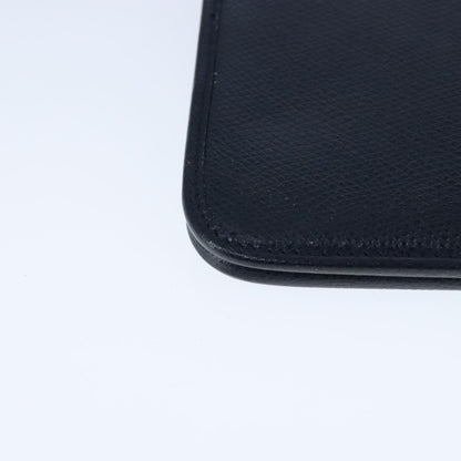 Christian Dior Vintage CD Chain Flap Shoulder Bag Leather, NAVY, LEATHER, Shoulder bag