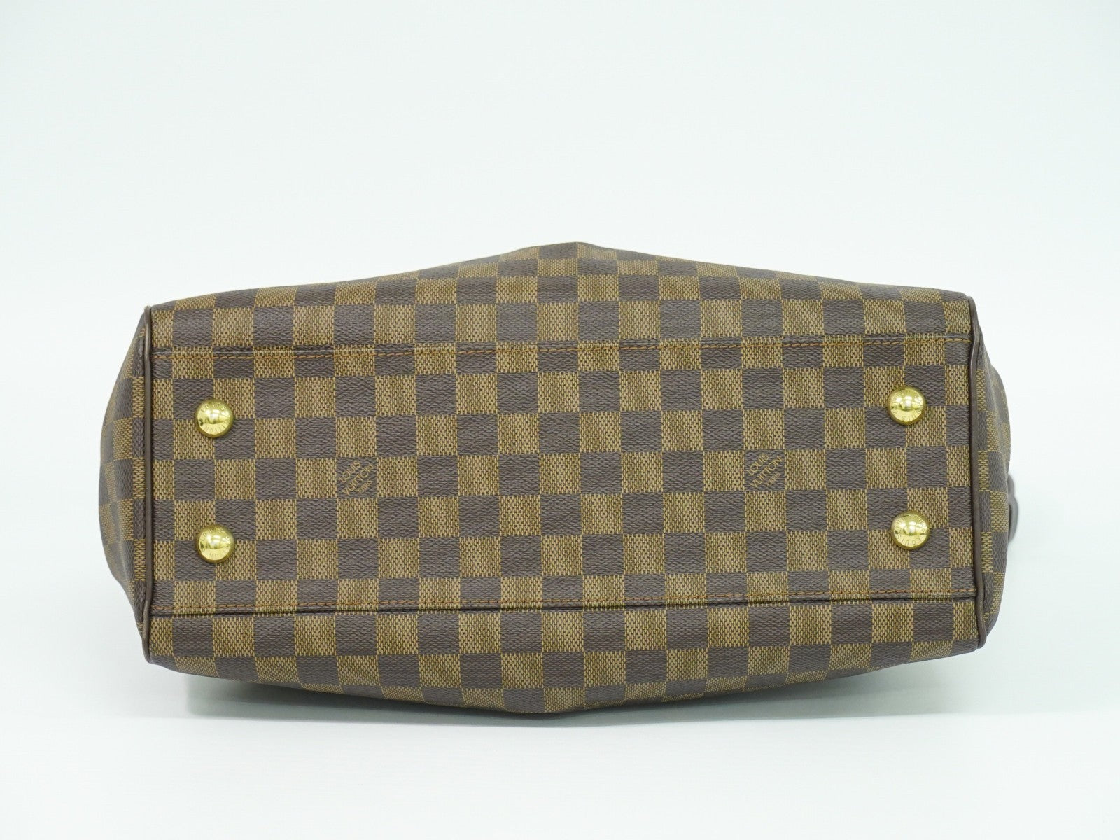 Louis Vuitton Trevi Handbag Damier, BROWN, CANVAS, Handbag