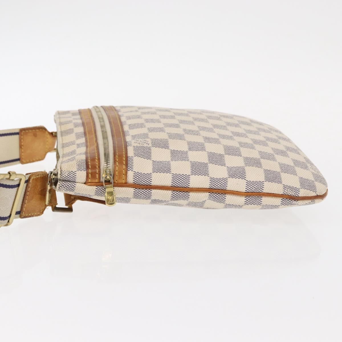 Louis Vuitton Bosphore Pochette Damier, WHITE, CANVAS, Shoulder bag